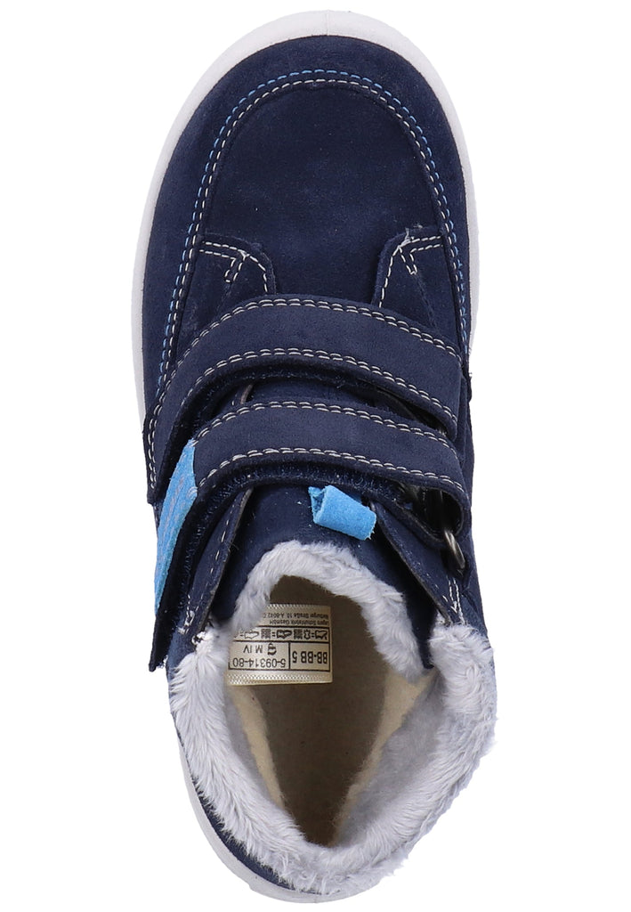 Superfit Stiefel Veloursleder/Textil Blau - surf4shoes