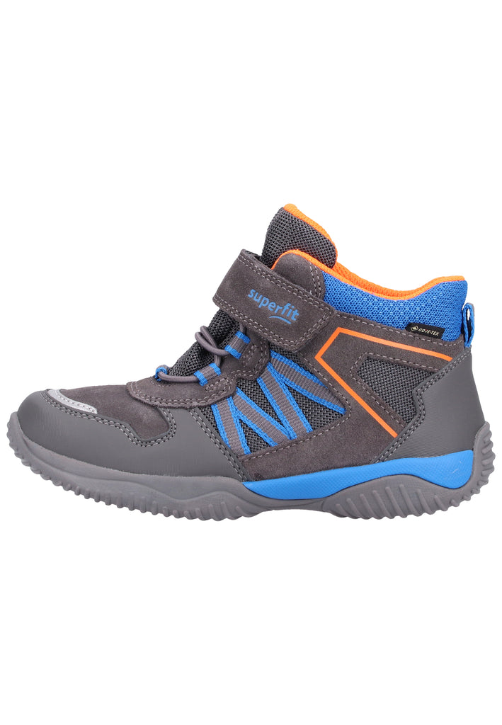 Superfit Stiefel Veloursleder Grau/Orange - surf4shoes