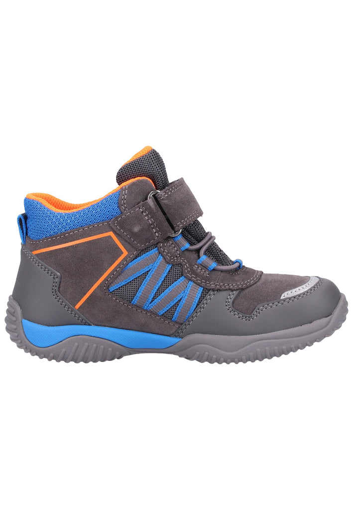 Superfit Stiefel Veloursleder Grau/Orange - surf4shoes