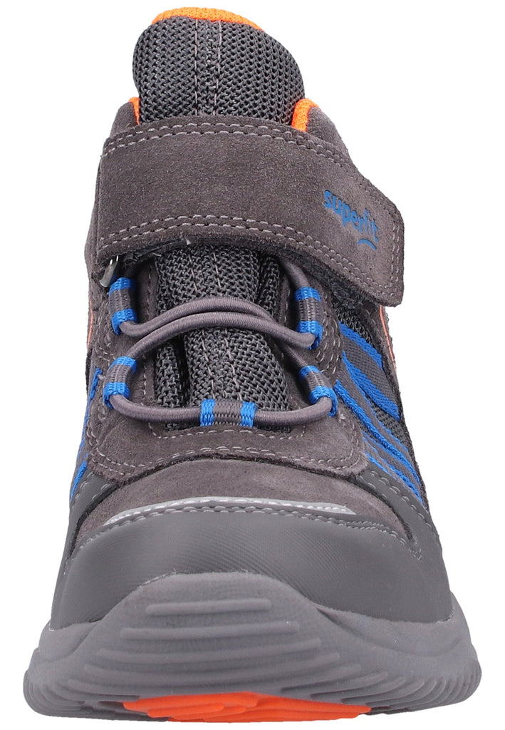Superfit Stiefel Veloursleder Grau/Orange - surf4shoes