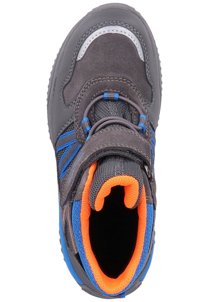 Superfit Stiefel Veloursleder Grau/Orange - surf4shoes