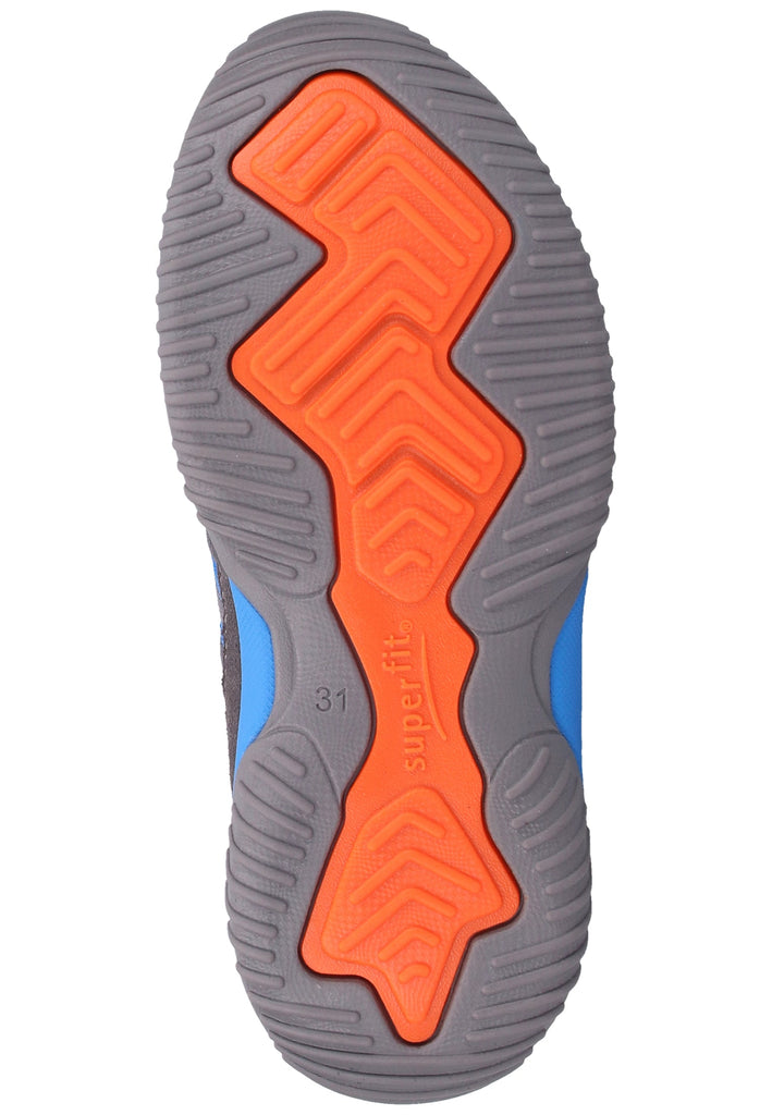 Superfit Stiefel Veloursleder Grau/Orange - surf4shoes