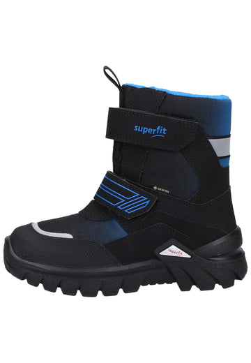 Superfit Stiefel Synthetik/Textil Schwarz/Blau Warmfutter - surf4shoes