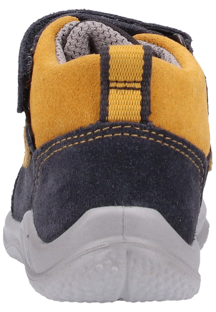 Superfit Halbschuhe Veloursleder/Textil Grau/Gelb - surf4shoes