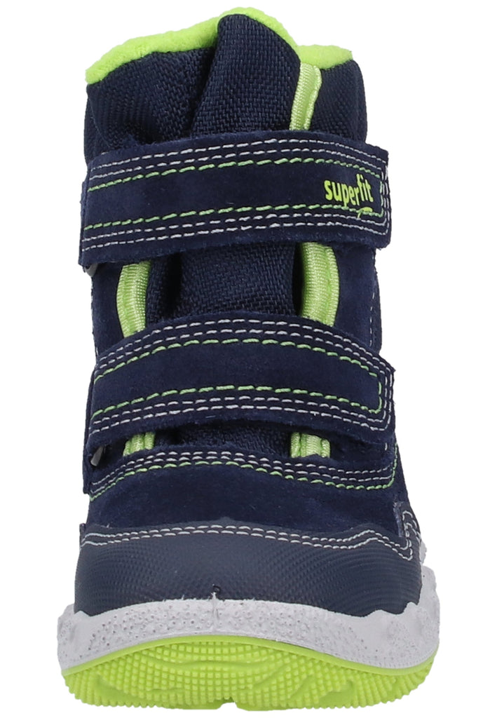 Superfit Stiefel Veloursleder/Textil Blau/Grün Warmfutter - surf4shoes