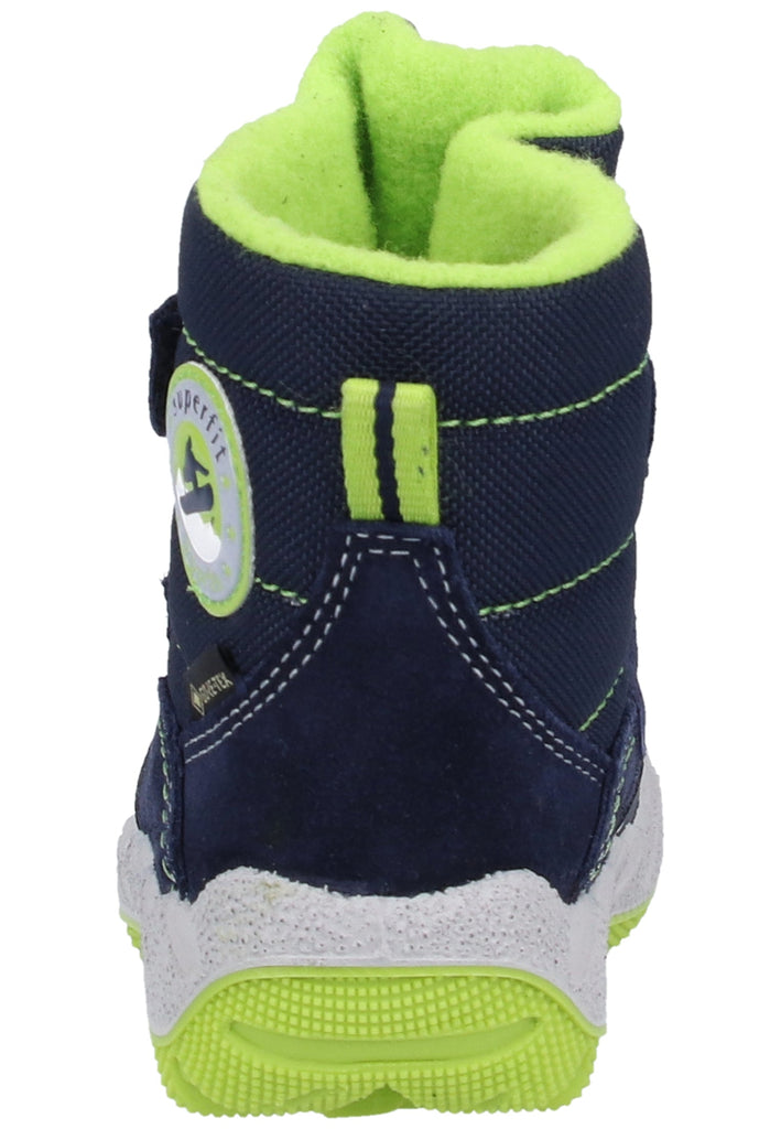 Superfit Stiefel Veloursleder/Textil Blau/Grün Warmfutter - surf4shoes