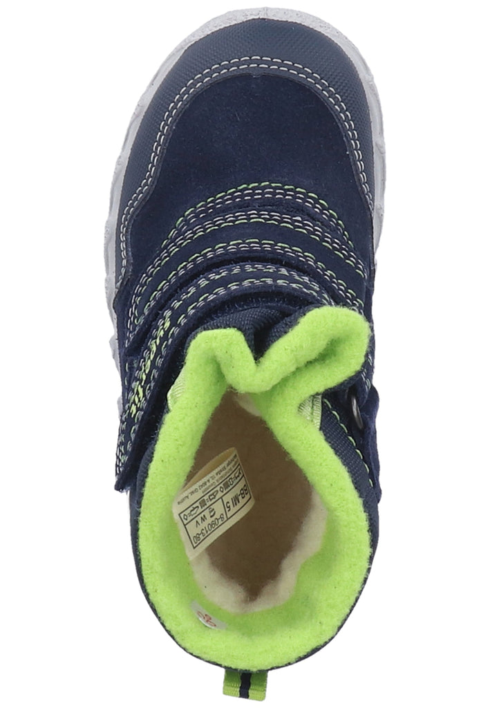 Superfit Stiefel Veloursleder/Textil Blau/Grün Warmfutter - surf4shoes