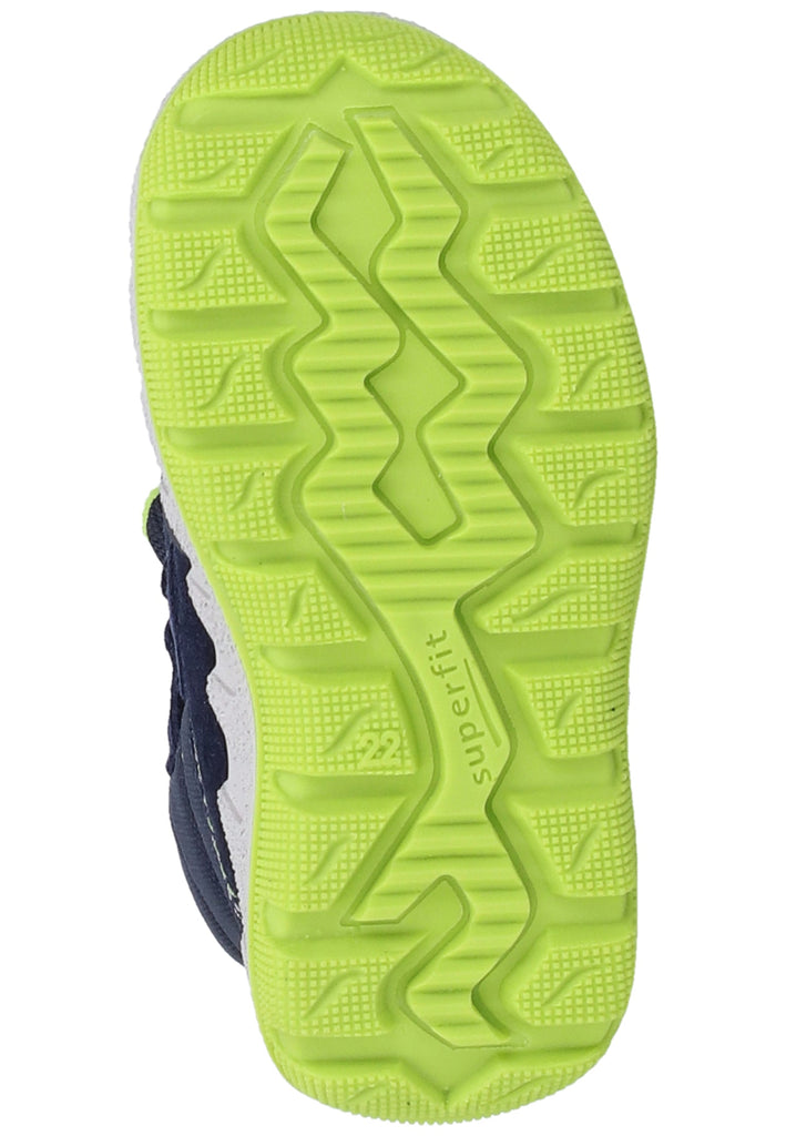 Superfit Stiefel Veloursleder/Textil Blau/Grün Warmfutter - surf4shoes