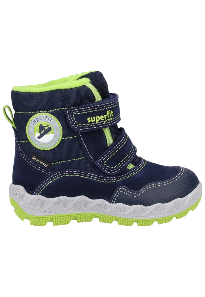 Superfit Stiefel Veloursleder/Textil Blau/Grün Warmfutter - surf4shoes