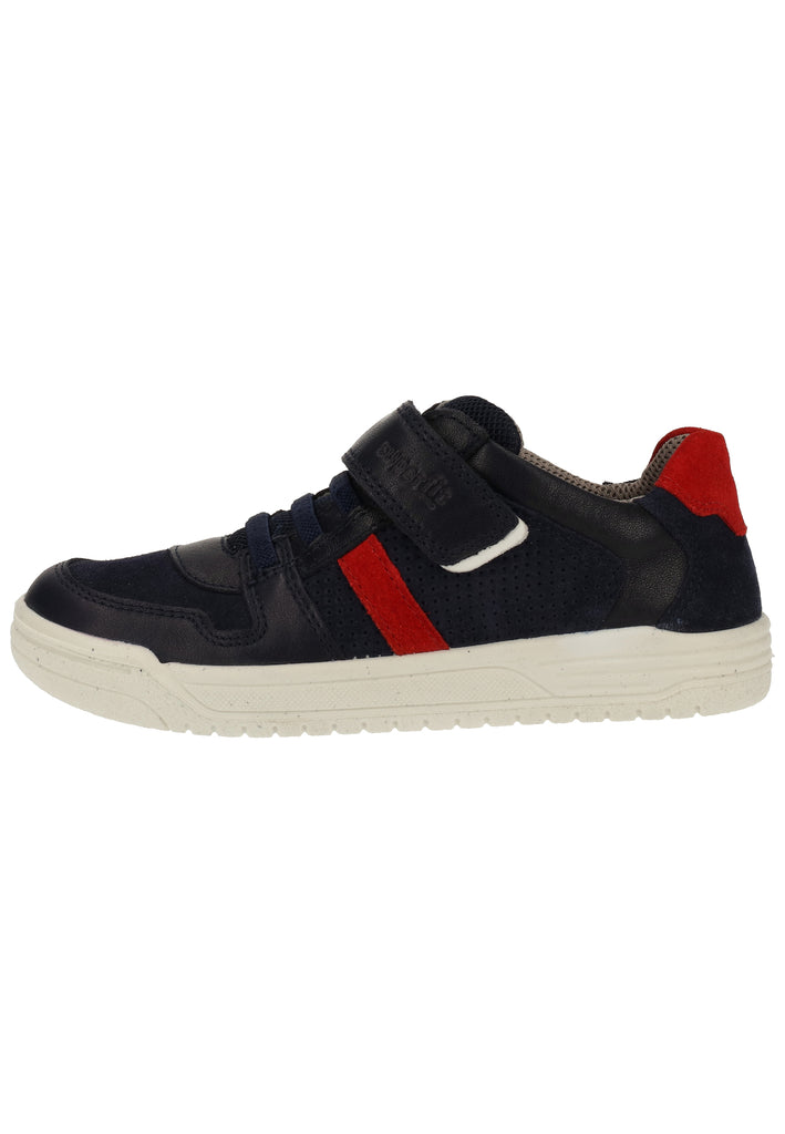Superfit Sneaker Leder/Textil Blau/Rot - surf4shoes