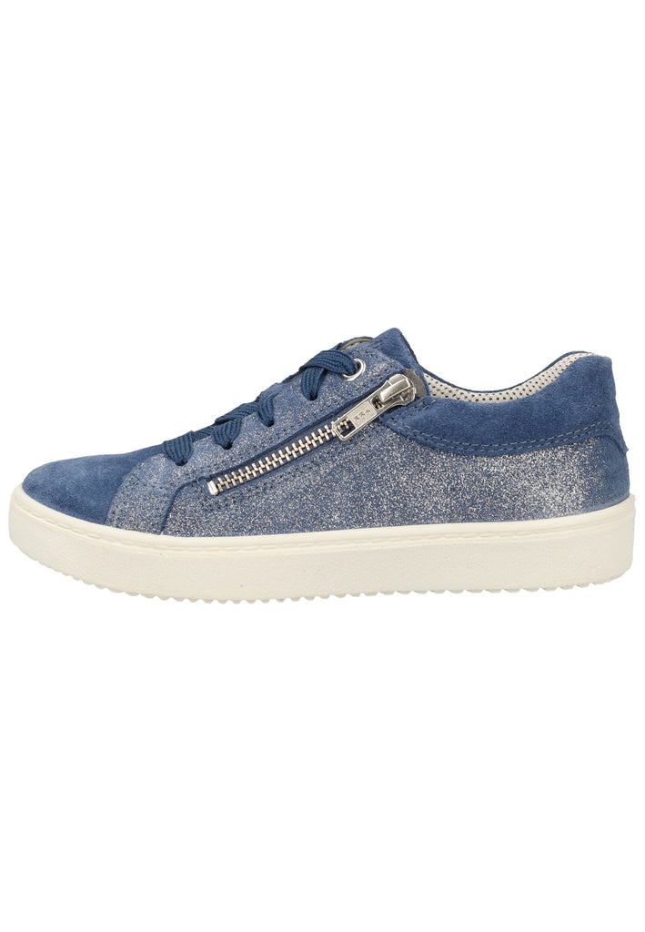 Superfit Sneaker Leder Blau - surf4shoes
