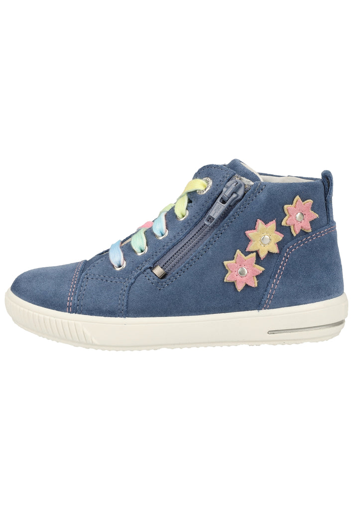 Superfit Sneaker Veloursleder Blau - surf4shoes