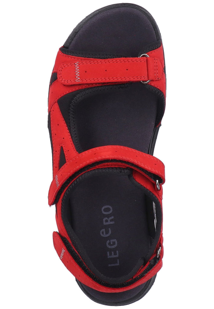 Legero Sandalen Nubukleder Rot - surf4shoes
