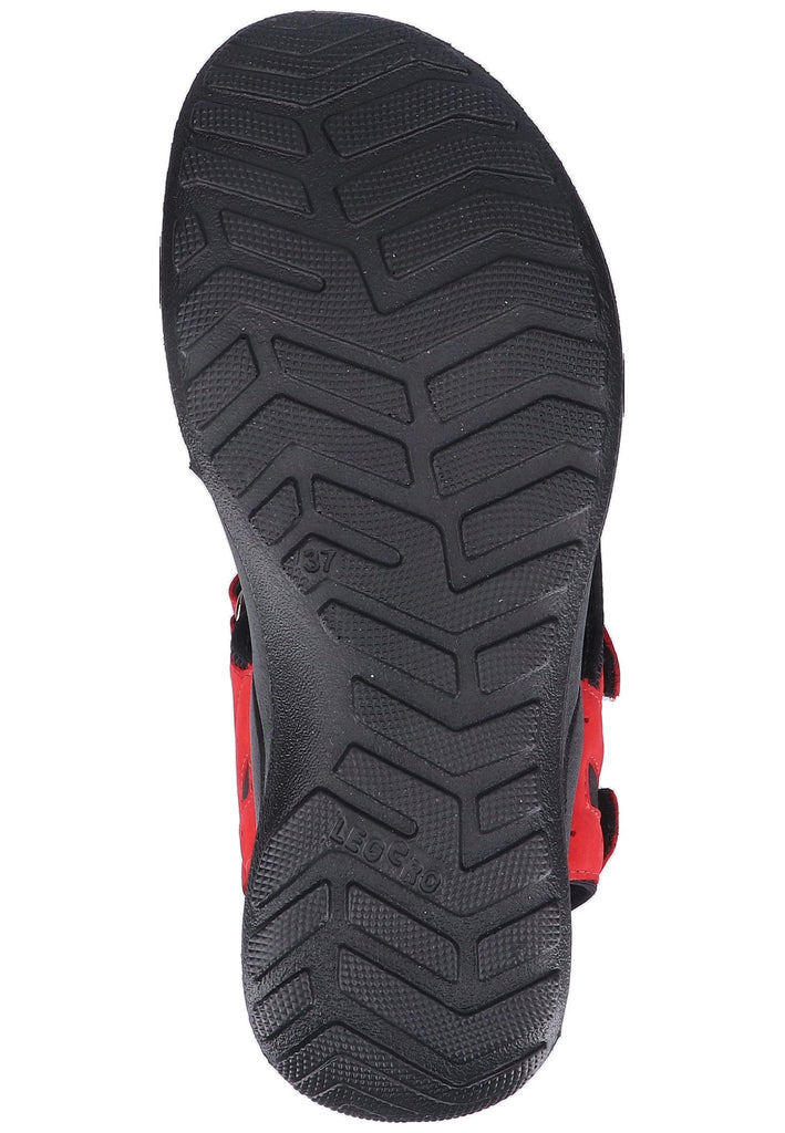 Legero Sandalen Nubukleder Rot - surf4shoes