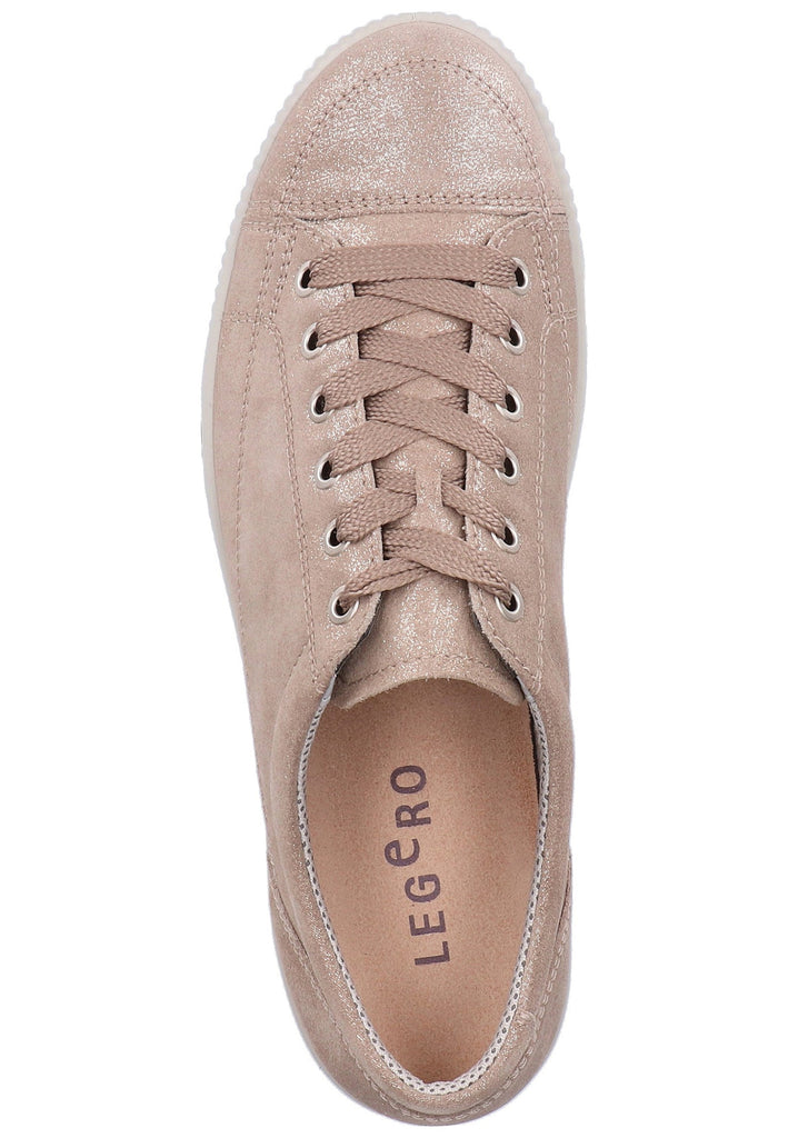 Legero Halbschuhe Leder Beige - surf4shoes