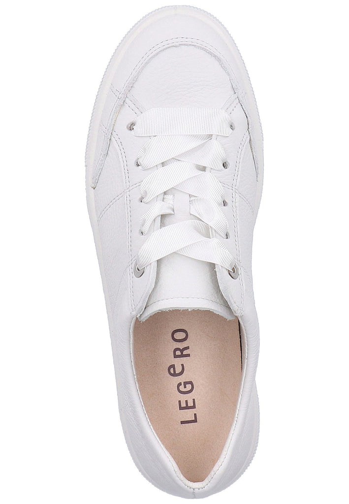 Legero Sneaker Nappaleder Weiß - surf4shoes
