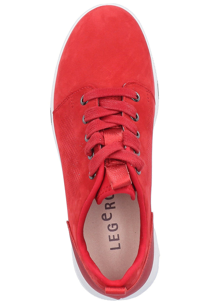 Legero Sneaker Nubukleder Rot - surf4shoes