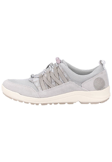 Jana Sneaker Leder/Textil Hellgrau - surf4shoes