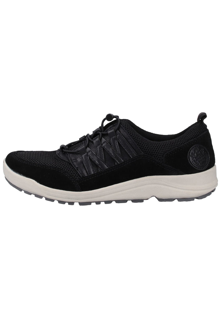 Jana Sneaker Leder/Textil Schwarz - surf4shoes