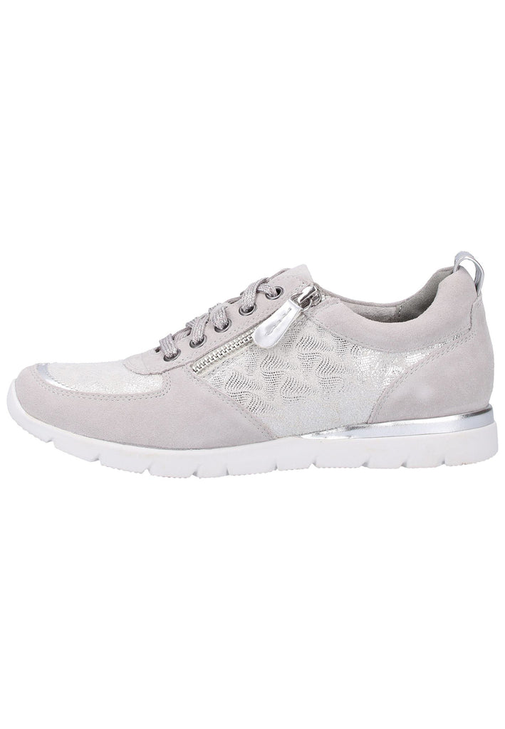 Jana Sneaker Leder/Textil Hellgrau - surf4shoes