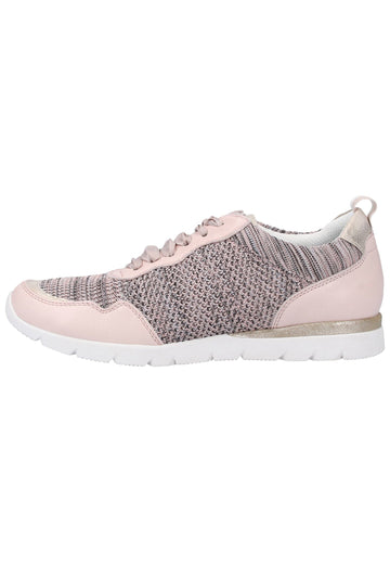 Jana Sneaker Leder/Textil Rose - surf4shoes