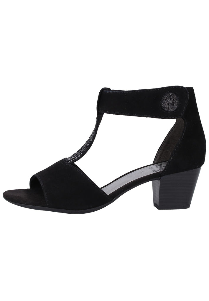 Jana Sandalen Leder/Synthetik Schwarz - surf4shoes