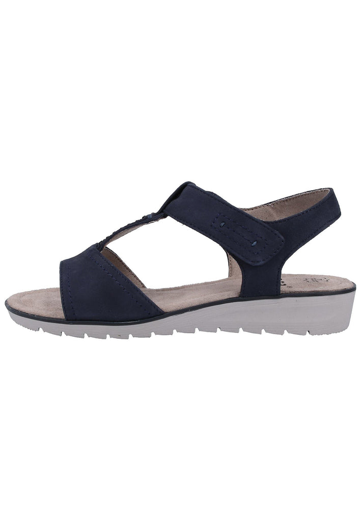 Jana Sandalen Nubukleder Navy - surf4shoes