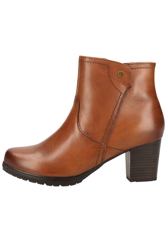 Jana Stiefelette Leder Cognac - surf4shoes