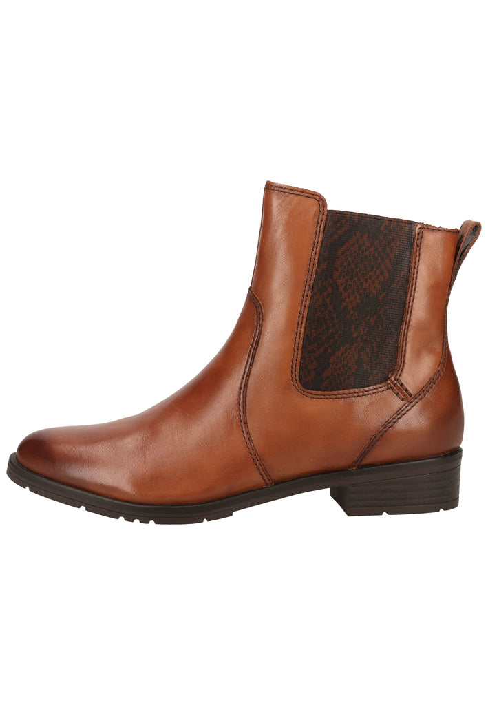 Jana Stiefelette Leder Cognac - surf4shoes