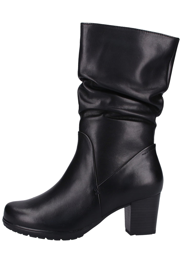 Jana Stiefel Leder Schwarz - surf4shoes