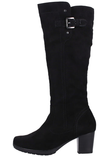 Jana Stiefel Textil Schwarz Warmfutter - surf4shoes