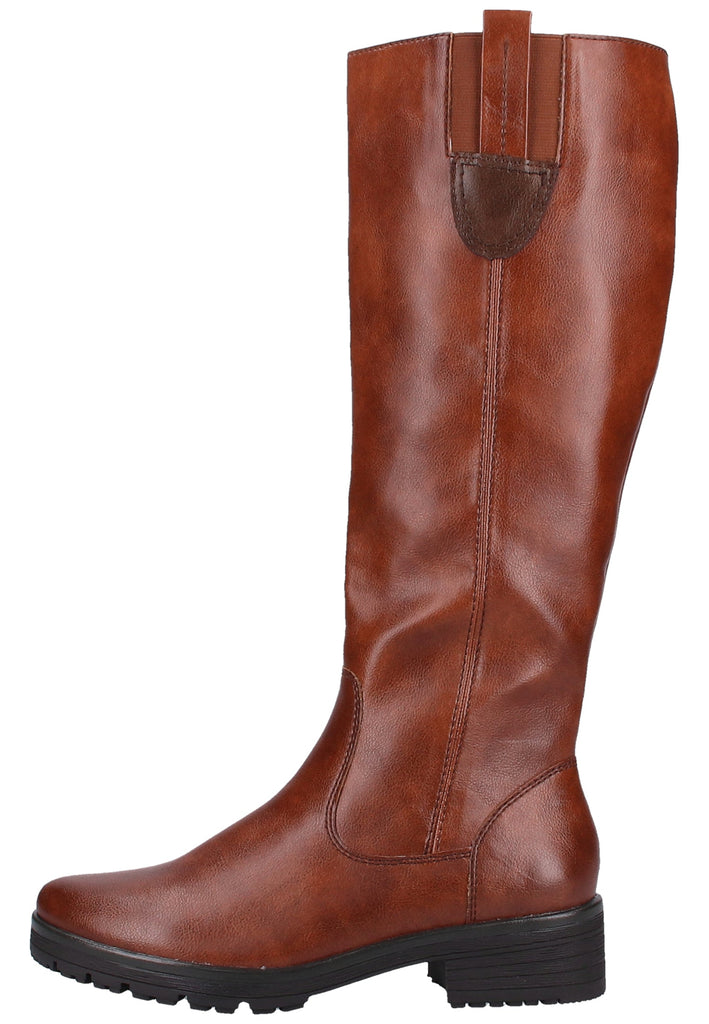Jana Stiefel Lederimitat Braun - surf4shoes