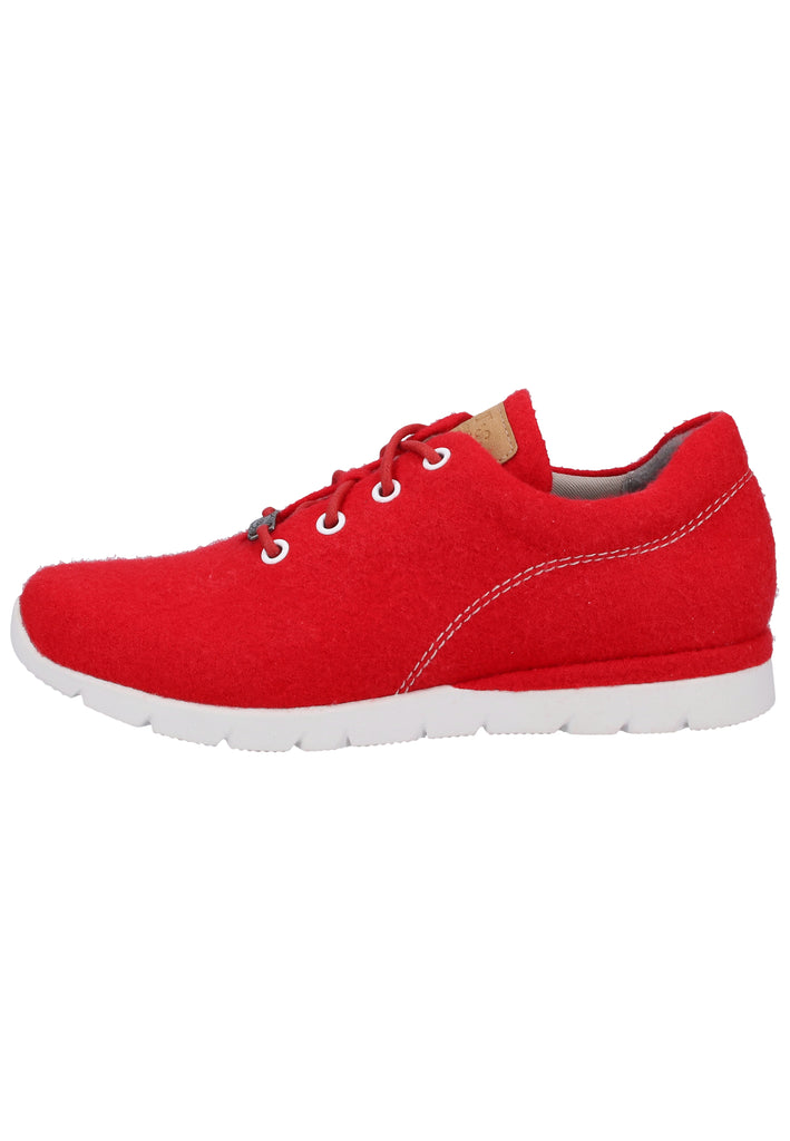 Jana Sneaker Lederimitat/Textil Rotbraun - surf4shoes