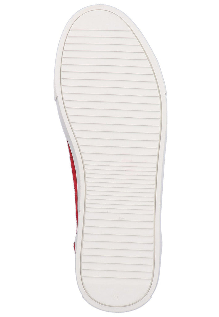 Salamander Sneaker Veloursleder Rot/Weiß - surf4shoes