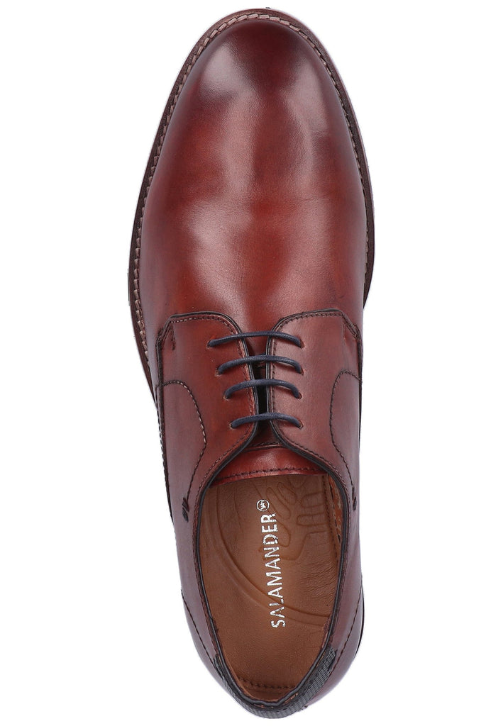 Salamander Businessschuhe Glattleder Braun/Blau - surf4shoes