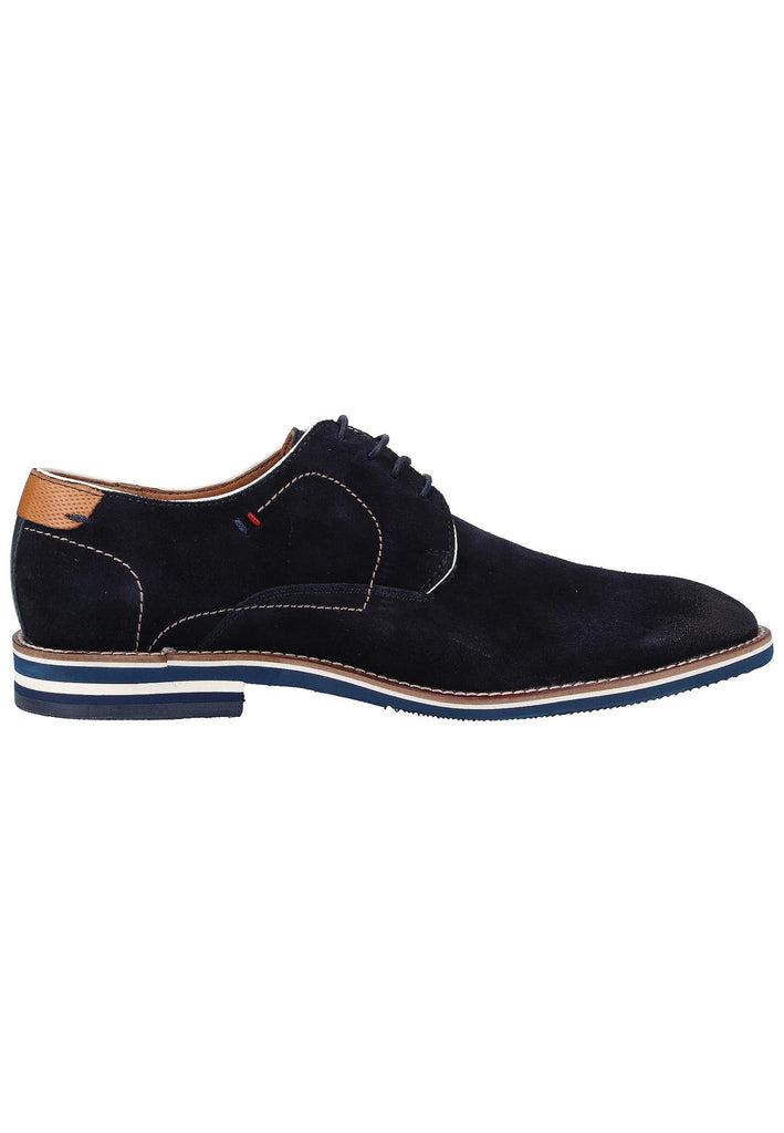 Salamander Businessschuhe Veloursleder Navy - surf4shoes