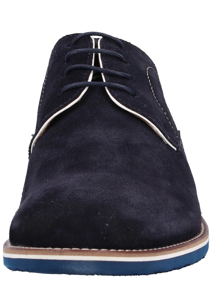 Salamander Businessschuhe Veloursleder Navy - surf4shoes