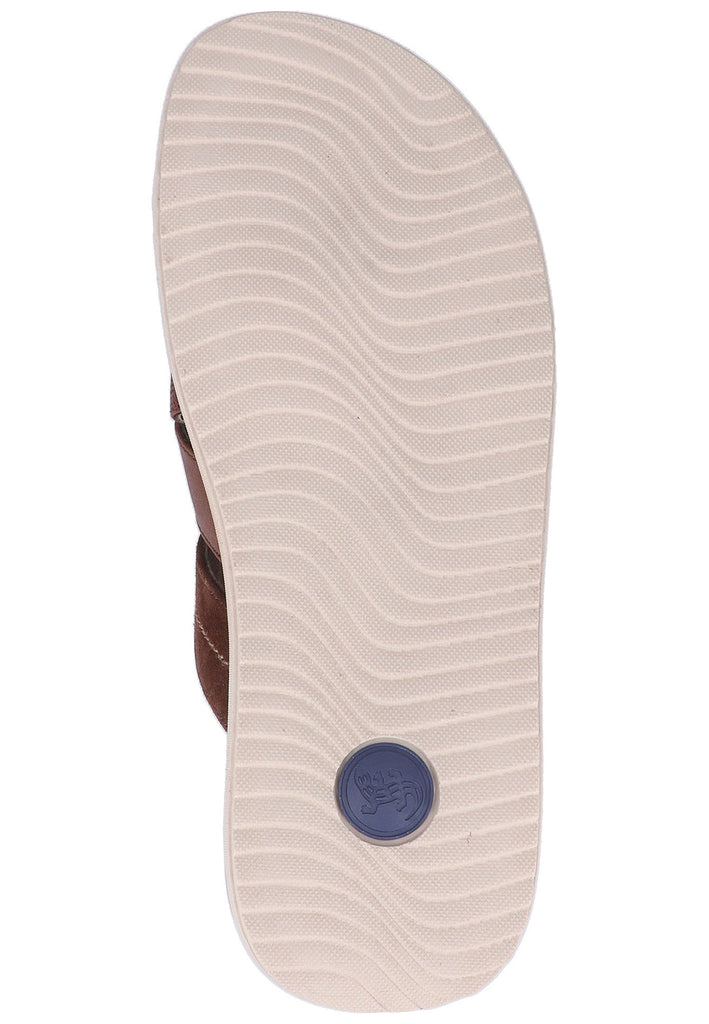 Salamander Pantoletten Glattleder Braun - surf4shoes