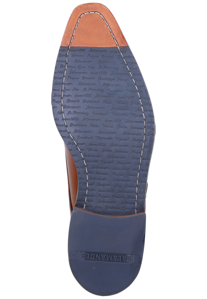Salamander Businessschuhe Glattleder Cognac - surf4shoes