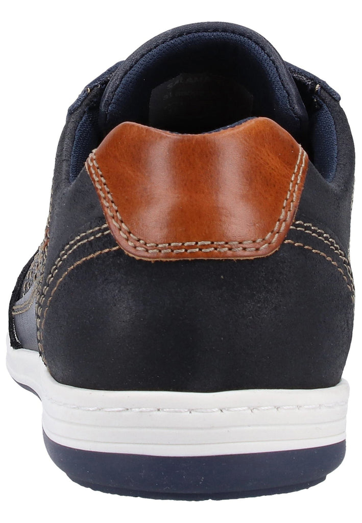 Salamander Sneaker Glattleder Blau/Braun - surf4shoes