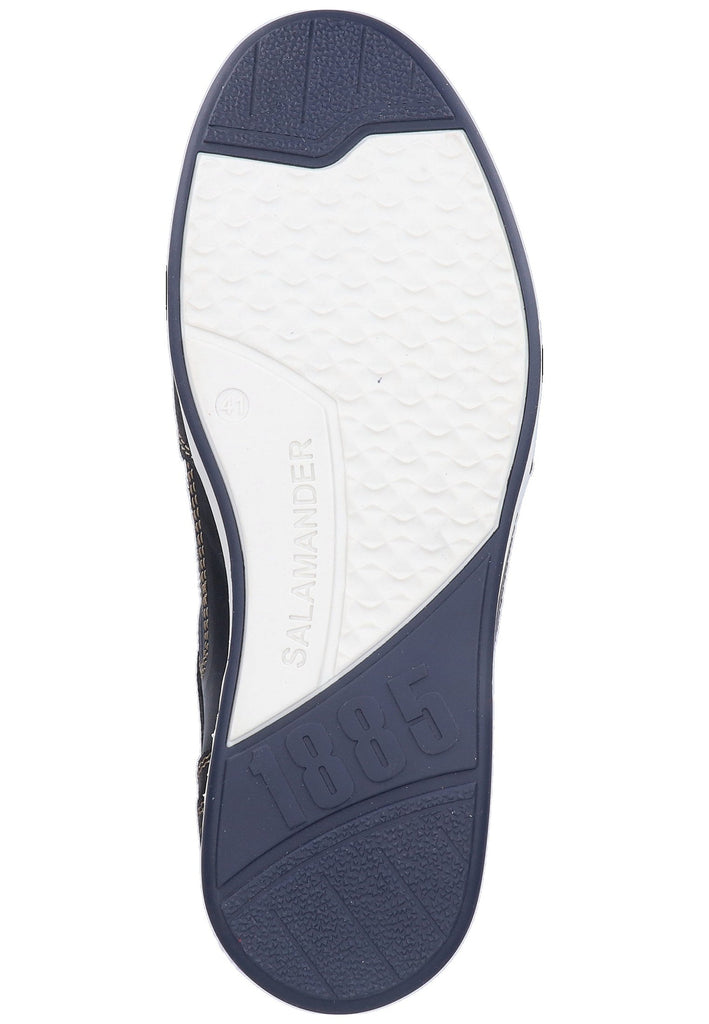 Salamander Sneaker Glattleder Blau/Braun - surf4shoes