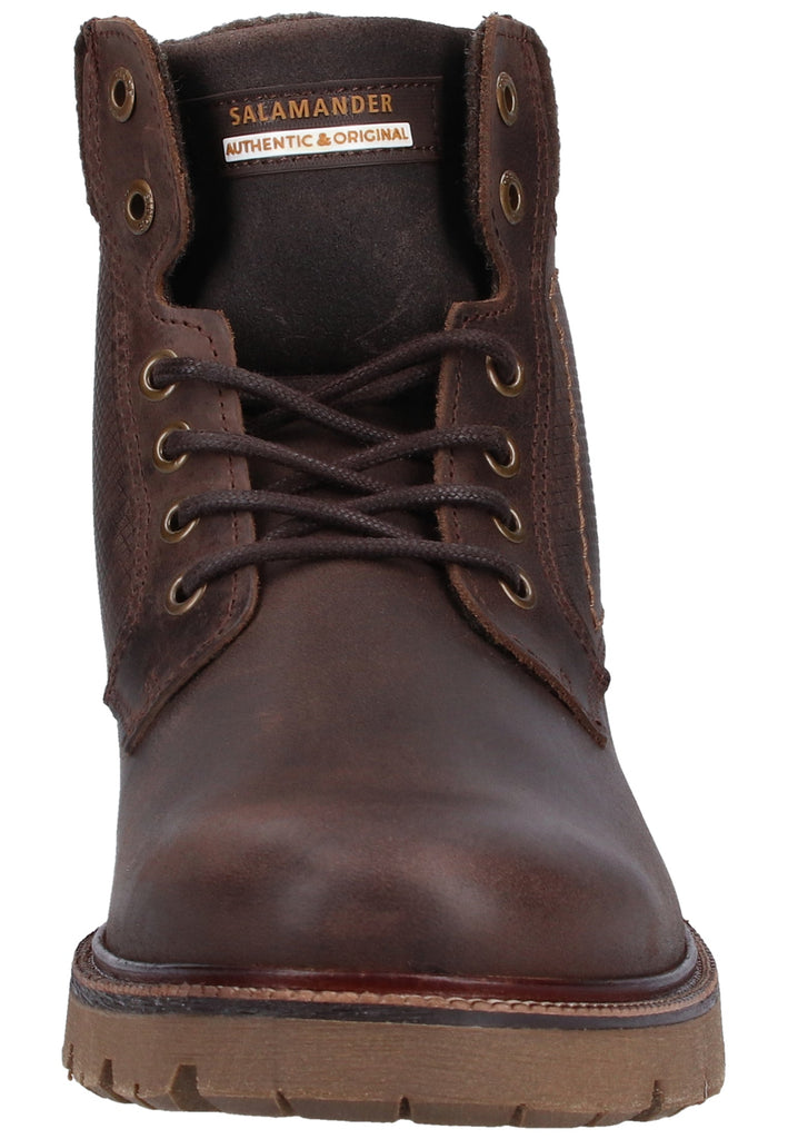 Salamander Stiefelette Leder Braun Warmfutter - surf4shoes