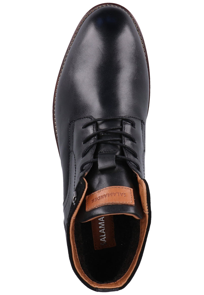 Salamander Stiefelette Leder Schwarz Warmfutter - surf4shoes