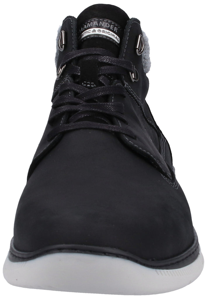 Salamander Sneaker Leder Schwarz Warmfutter - surf4shoes