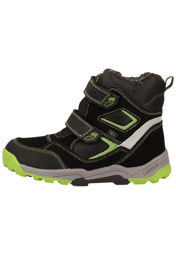 Lurchi Stiefel Veloursleder/Textil Schwarz Warmfutter - surf4shoes