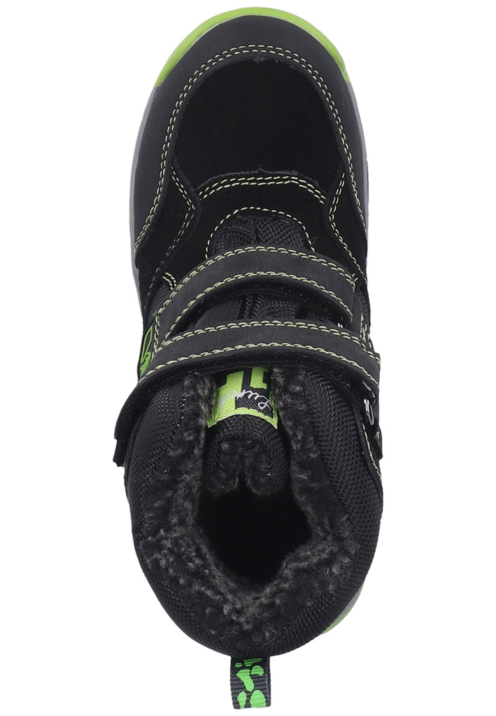 Lurchi Stiefel Veloursleder/Textil Schwarz Warmfutter - surf4shoes