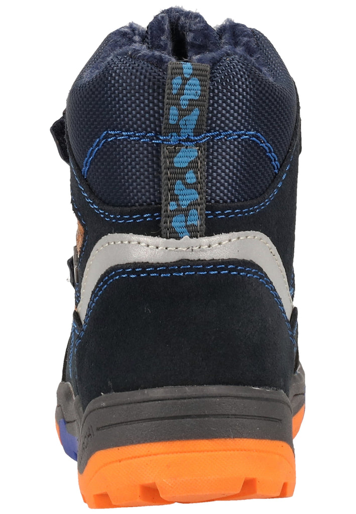 Lurchi Stiefel Veloursleder/Textil Blau Warmfutter - surf4shoes