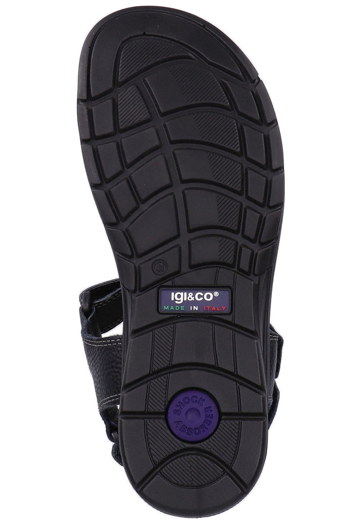 IGI&CO Sandalen Leder Dunkelblau - surf4shoes