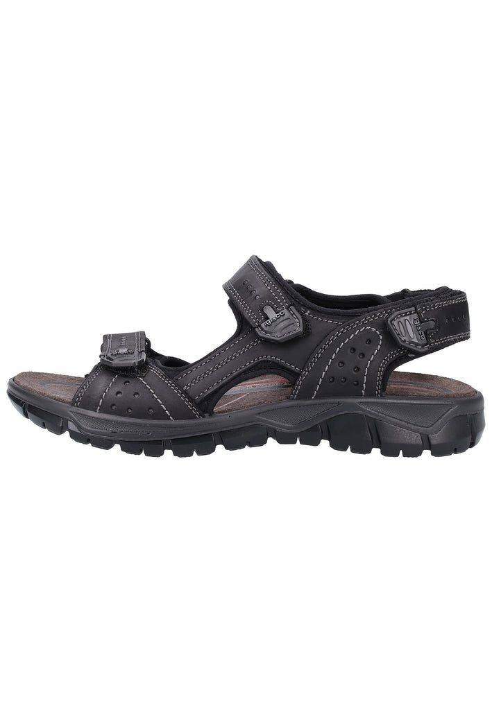 IGI&CO Sandalen Nubukleder Schwarz - surf4shoes