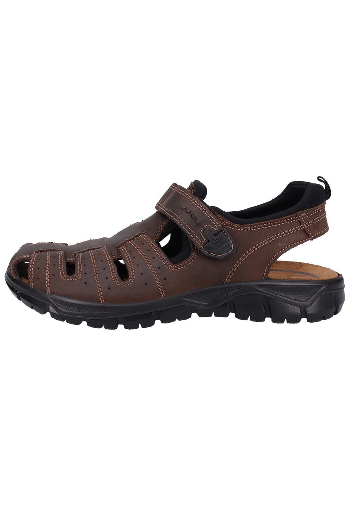 IGI&CO Sandalen Nubukleder Dunkelbraun - surf4shoes